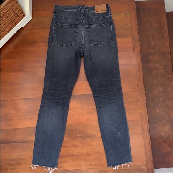 J. Crew Point Sur High Rise Jeans in Grey Black - Picture 6 of 10